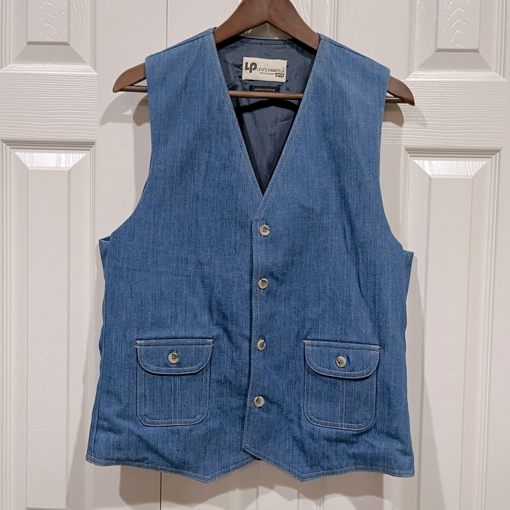 Vintage 70s Levi’s Denim Panatela Vest